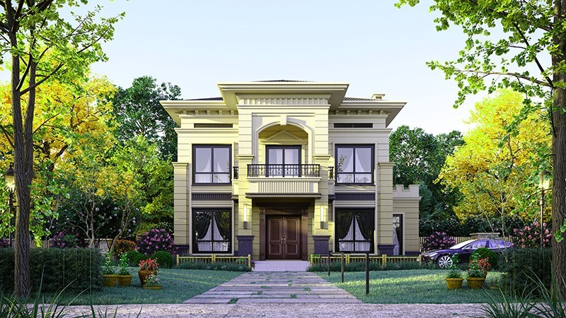 大足中式合院住宅，开放庭院与邻里乡亲更亲近